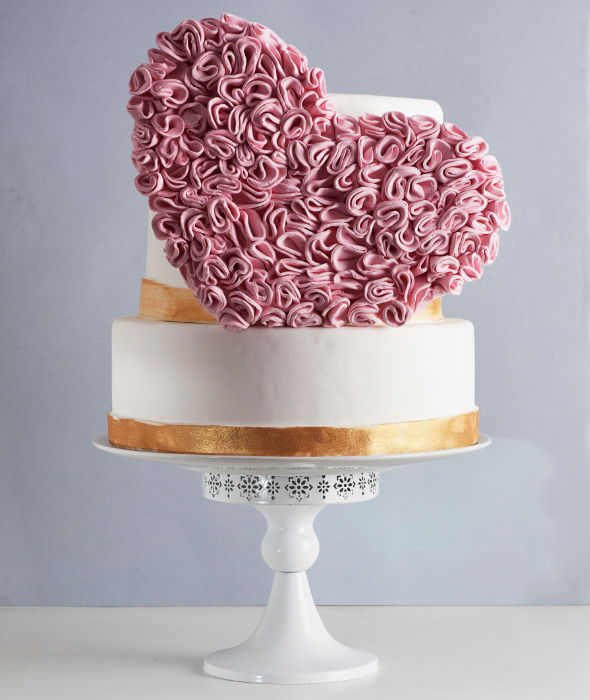 tort weselny kraków dekoracja masa cukrowa