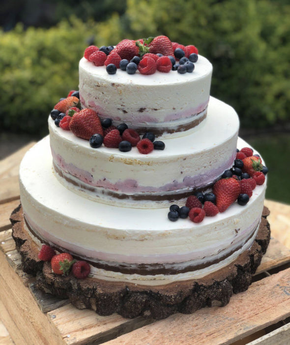 tort weselny kraków dekoracja naturalna-3